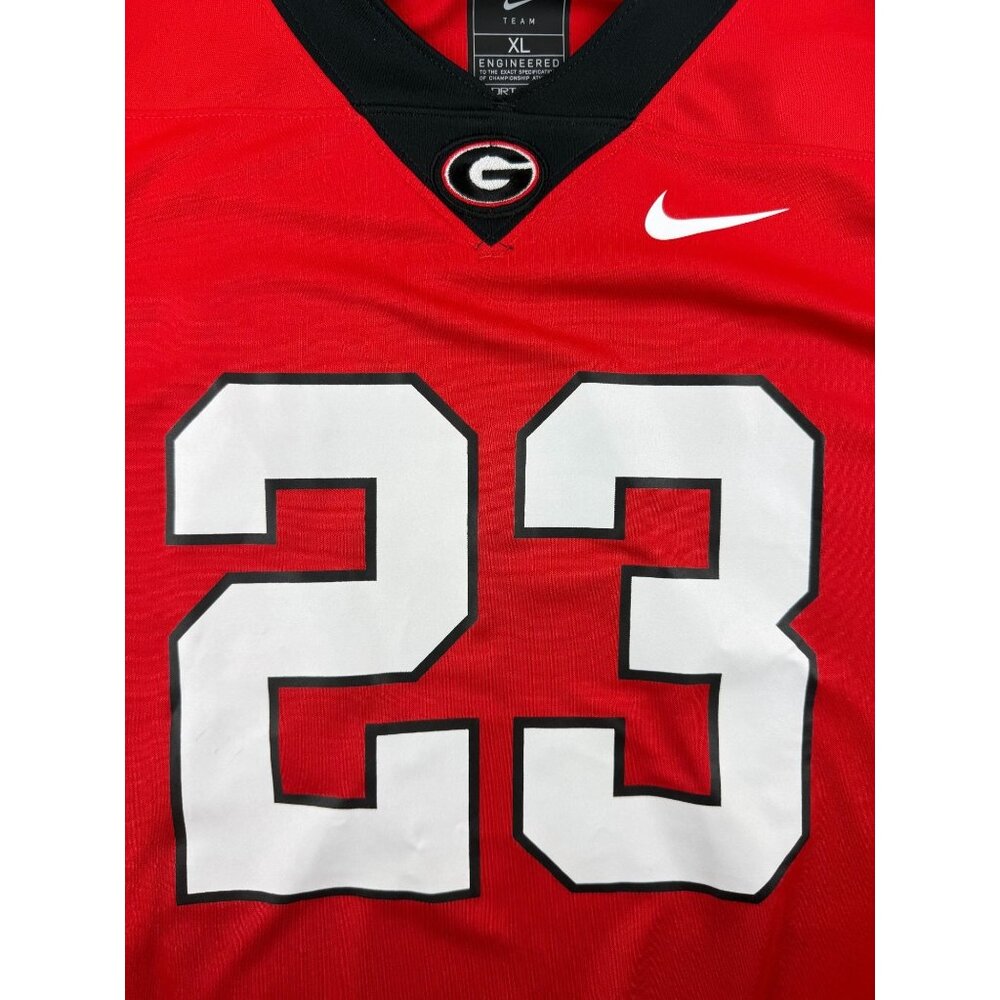 Georgia Bulldogs Nike Game PRINTED Football Jersey #23 "Lew Dawg" Sz XL - Picture 3 of 9